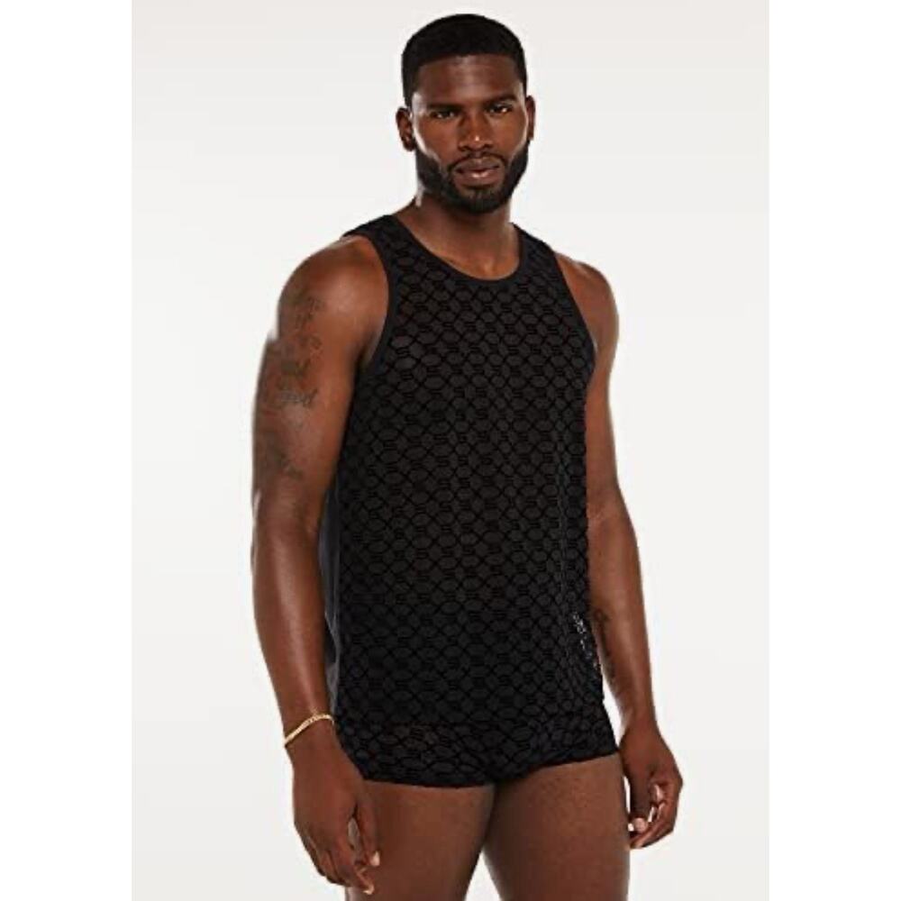 Savage X Fenty, Men's, Savage X Mesh & Jersey Tank And Underpants Size M